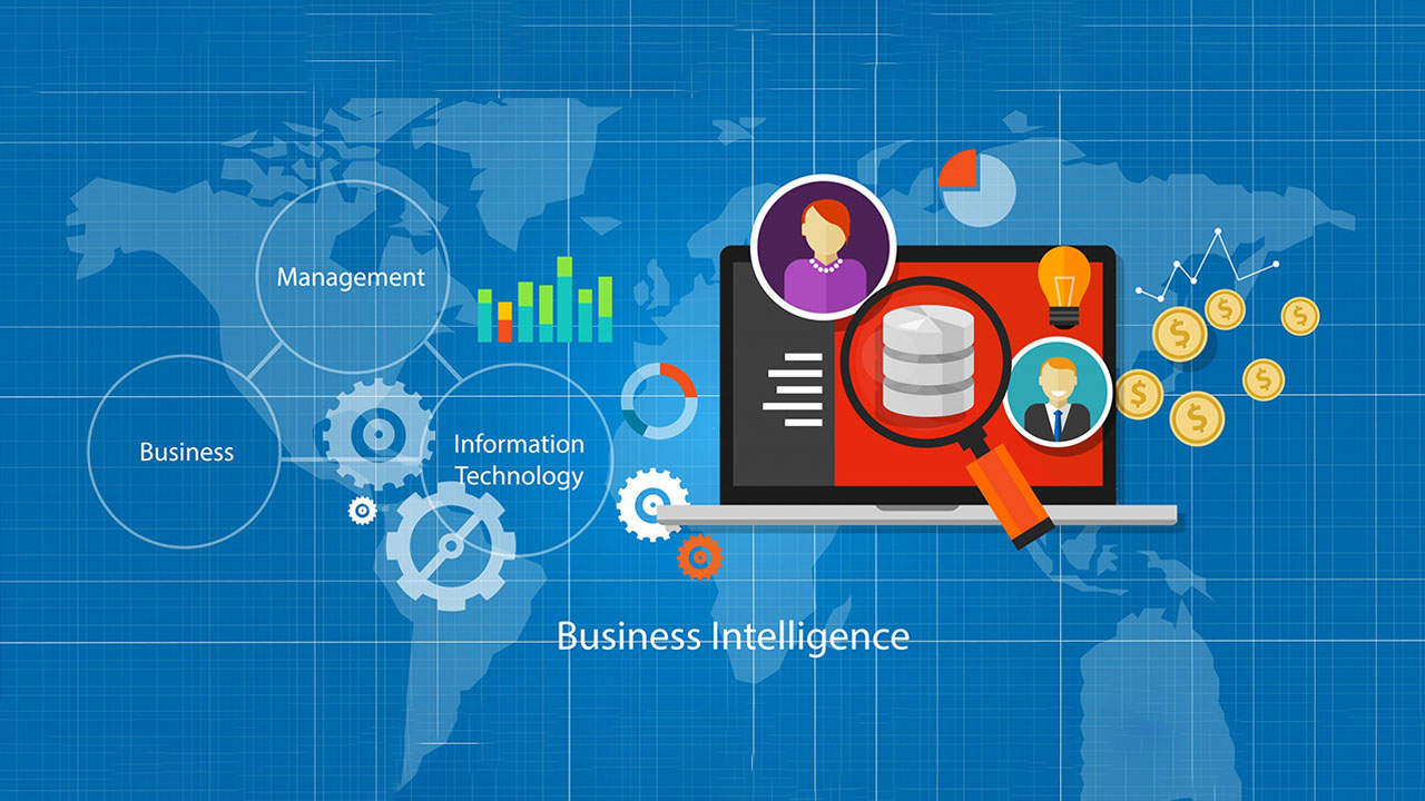 Choosing business intelligence to analyze data